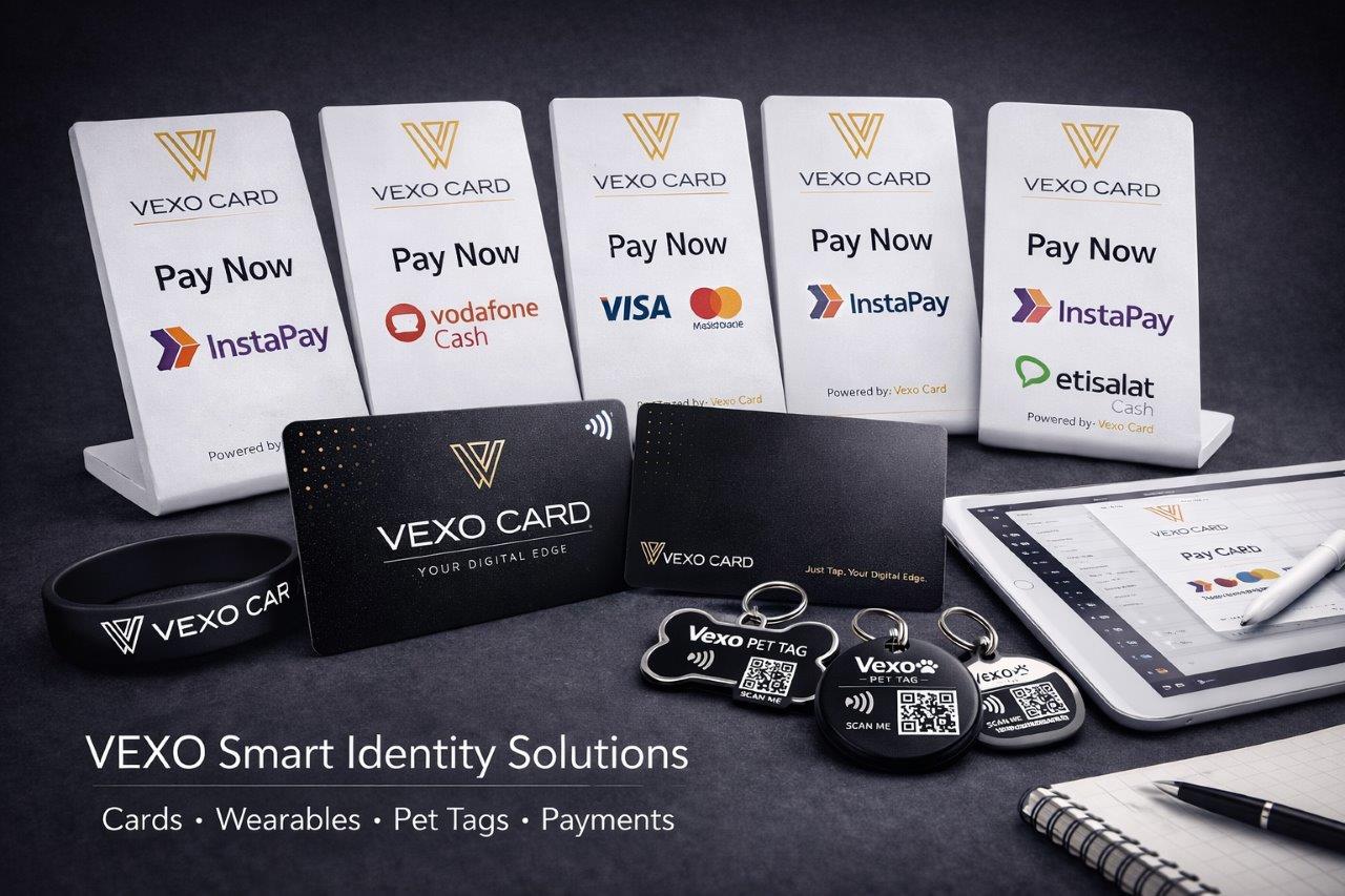 VEXO Card – Digital Business Cards, NFC & WhatsApp Commerce Platform
